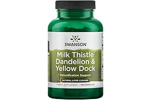 Swanson Premium Milk Thistle with Dandelion & Yellow Dock