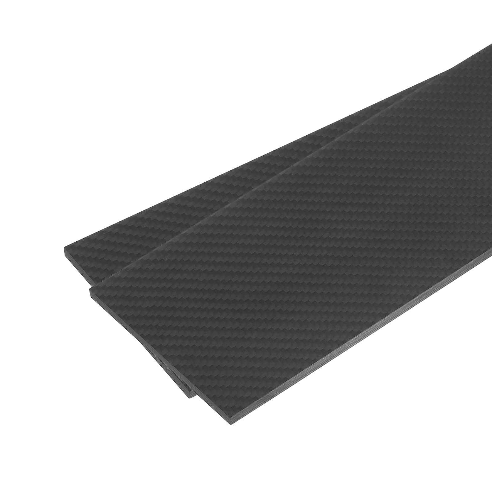 QUARKZMAN 2 Stück Kohlefaserplatte 250×100×3mm Matte Oberfläche Pultrudierte Flache Kohlefaserplatte Köpergewebe Panelplatte für Drachen RC Flugzeug