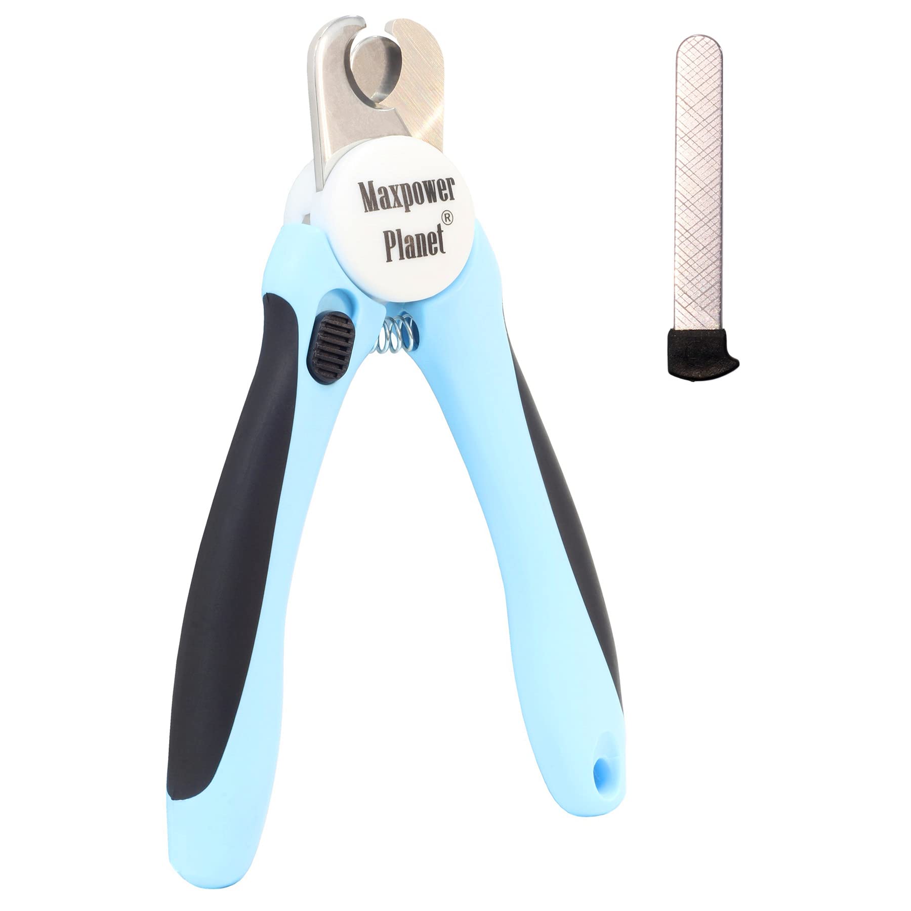 Maxpower Planet - Dog Nail Trimmers - Dog Nail Clipper - Dog Nail Clipper for Large Dogs - Dog Nail Clippers for Dogs with File - Ideal Dog Nail Clippers for Small Dogs - Dog Clippers for Nails - Blue