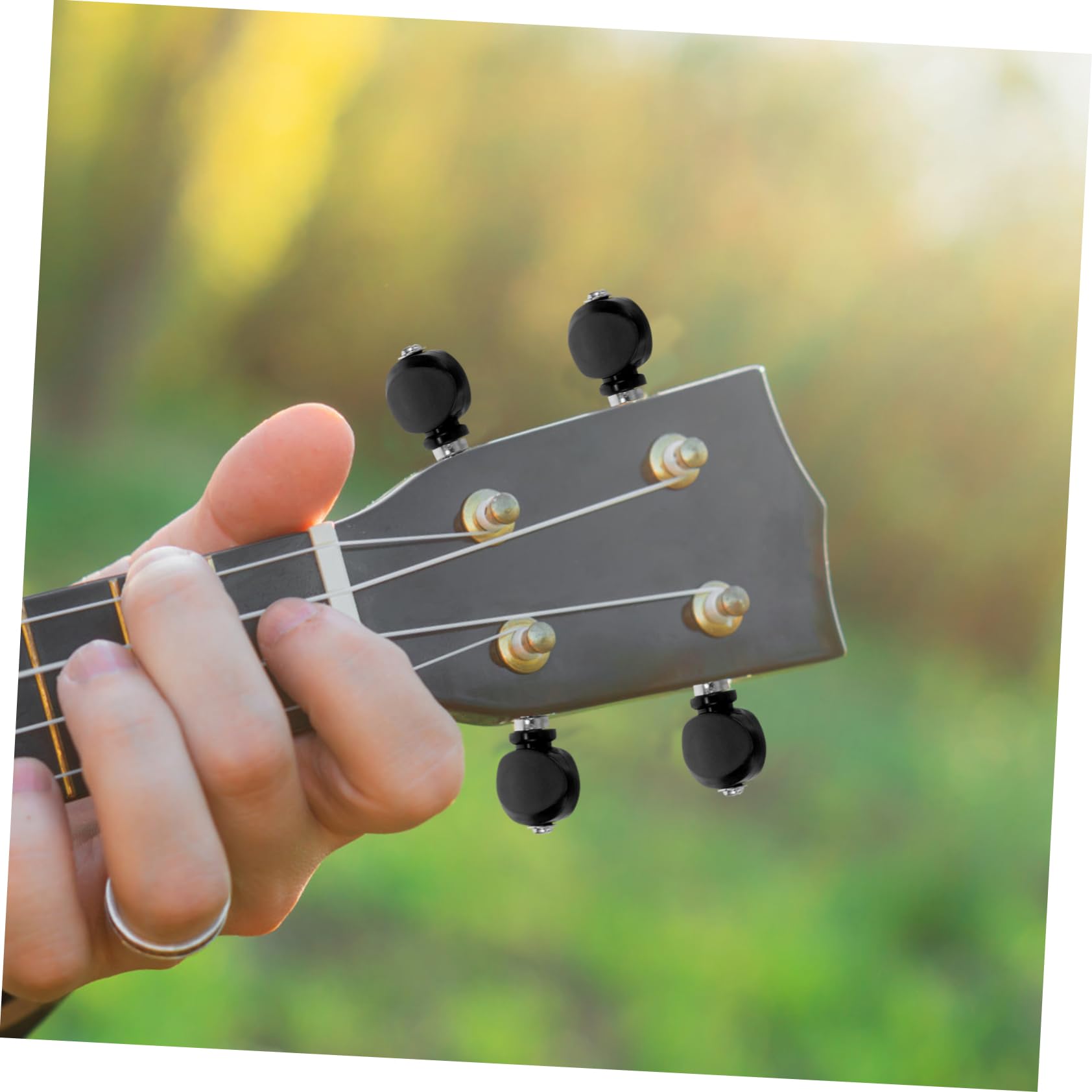 BESTonZON 16pezzi Piroli Per Ukulele Facile e Preciso Per Strumenti Musicali Accessori Per Ukulele Soprano e Principianti