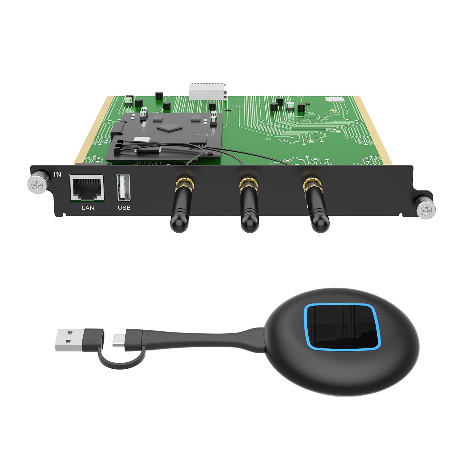 MT-VIKI USB Type C Wireless Transmitter and Receiver, Wireless Transmission Card, 4 Multi Screen Display-image-2