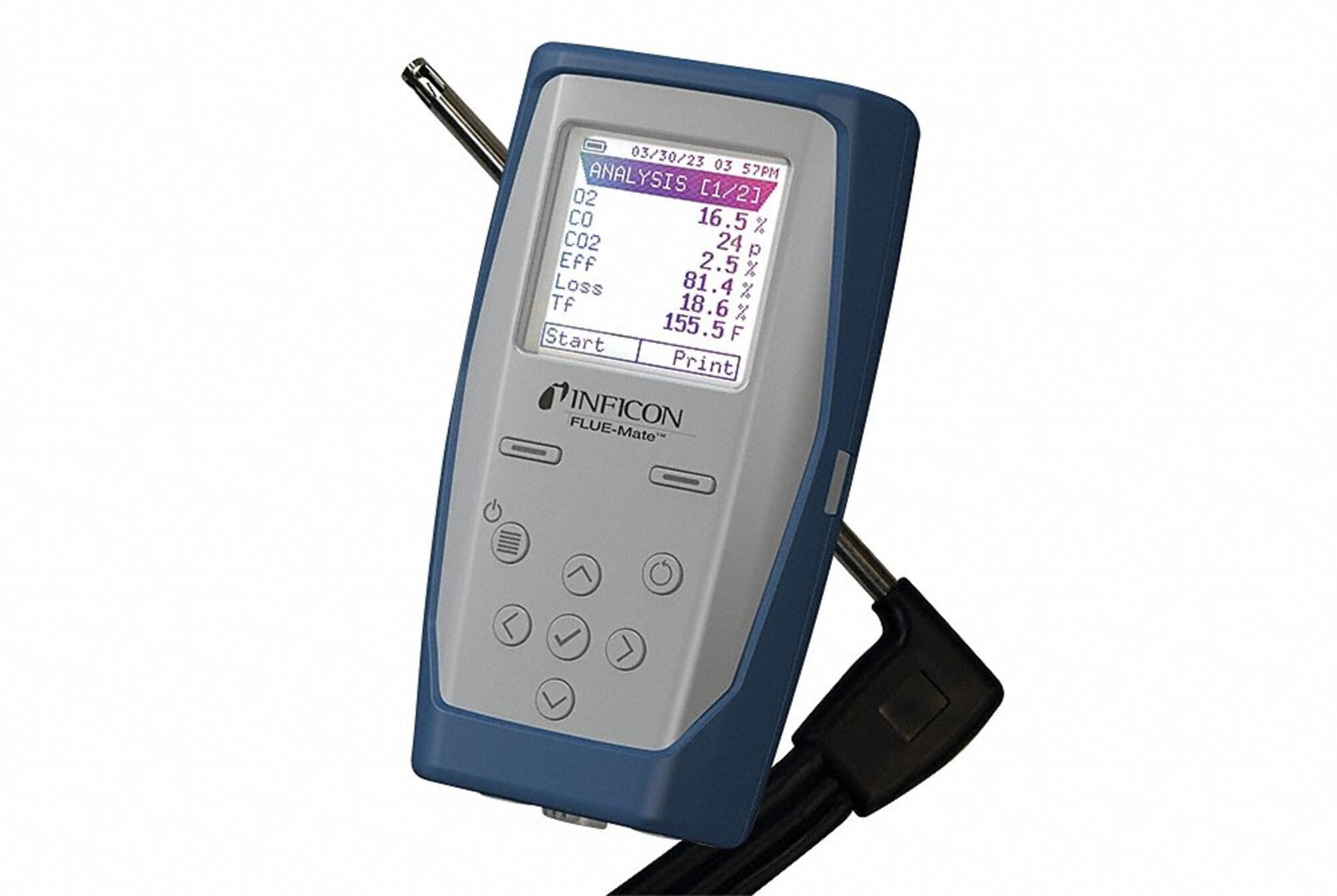 INFICON Flue-Mate Combustion Analyzer with Printer-image-46