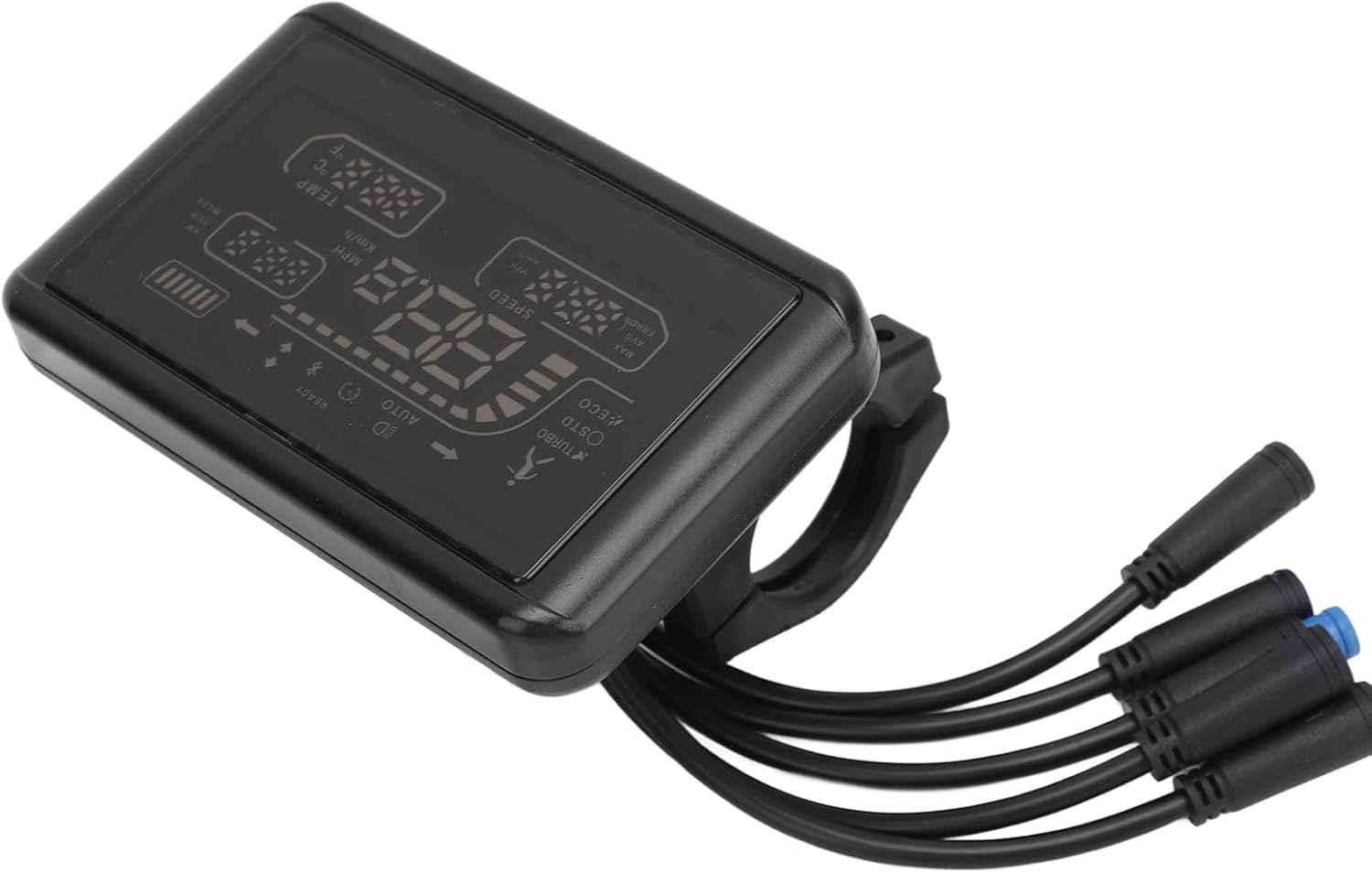 Electric Meter with Speed Gear Power Mode Indicator, Speedometer Panel Electric LCD Display Meter Accessories for Adult Electric Bicycles, Mountain Bikes