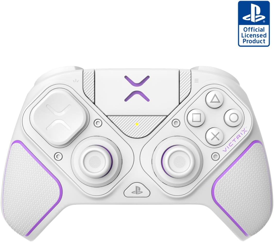 Turtle Beach PDP PDP Victrix Pro BFG White Wireless Gaming Controller for Playstation 5 / PS5, PS4, PC, Modular Gamepad, Remappable Buttons, Customizable Triggers/Paddles/D-Pad, PC App