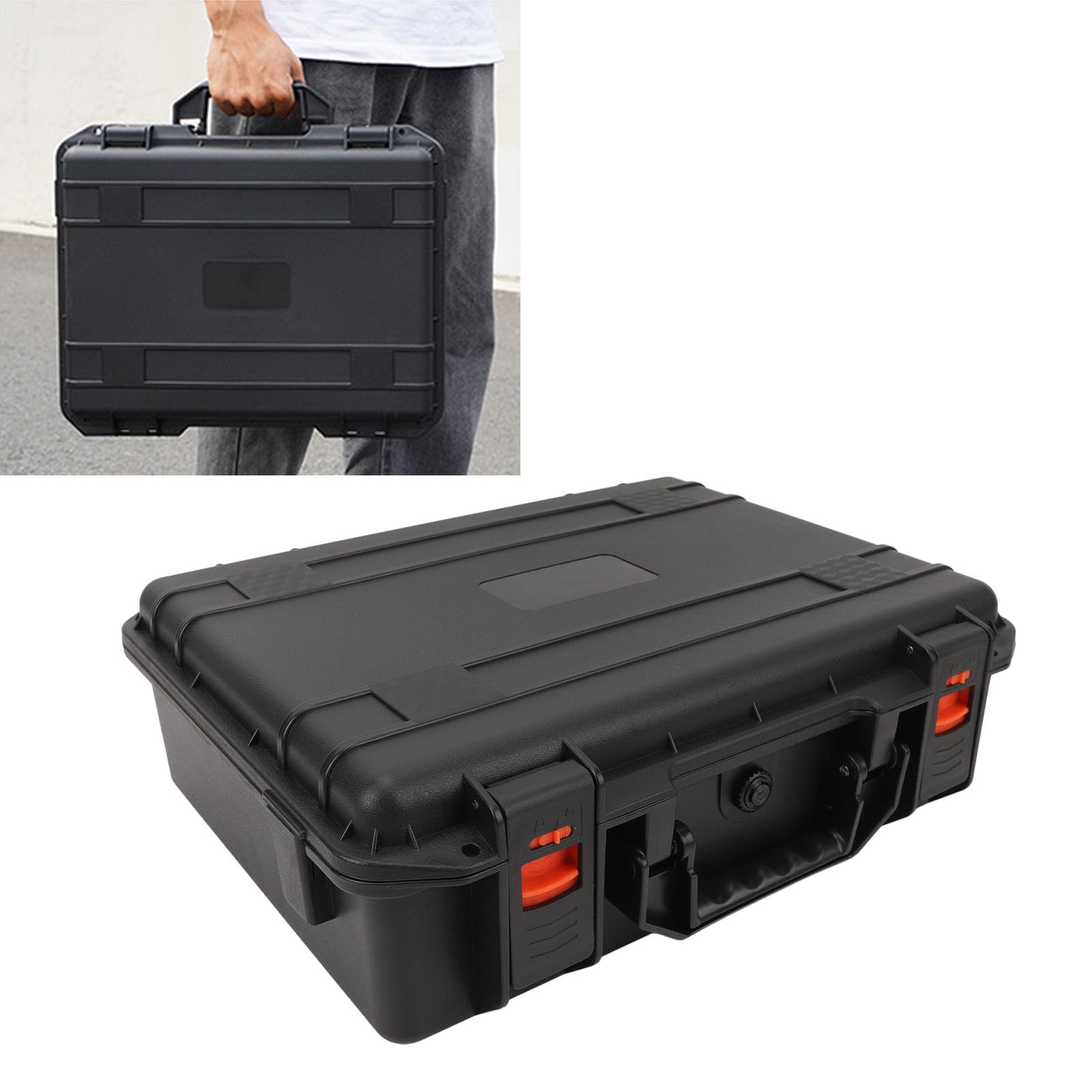 Custodia Rigida per Avata 2 Drone Custodia Protettiva Impermeabile Antiurto per Viaggi 40x32,5x12,5 Cm