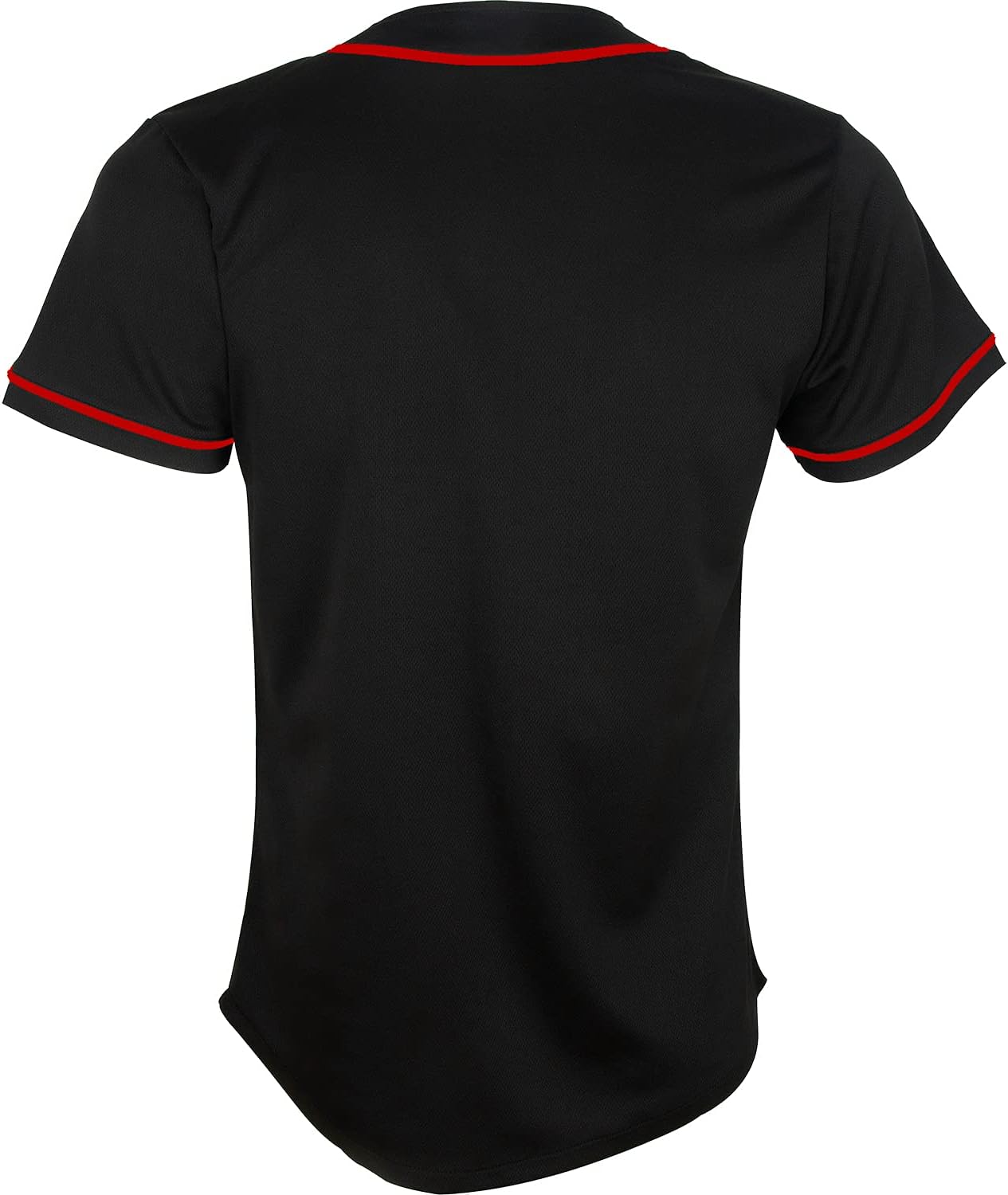 Pullonsy Black Custom Baseball Jersey for Men Full Button Mesh Embroidered Team Name & Numbers S-8XL - Image 3
