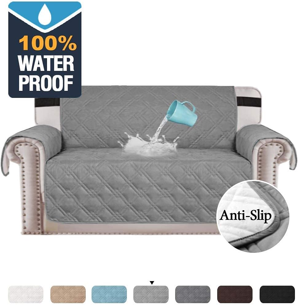 H.VERSAILTEX 100% Waterproof Oversized Recliner Cover and Loveseat Cover Bundle