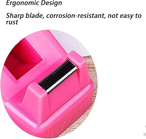 Miniatura 5 de Dispensador de cinta de escritorio, accesorios de escritorio resistentes, dispensadores de cinta floral para oficina, base antideslizante con peso,