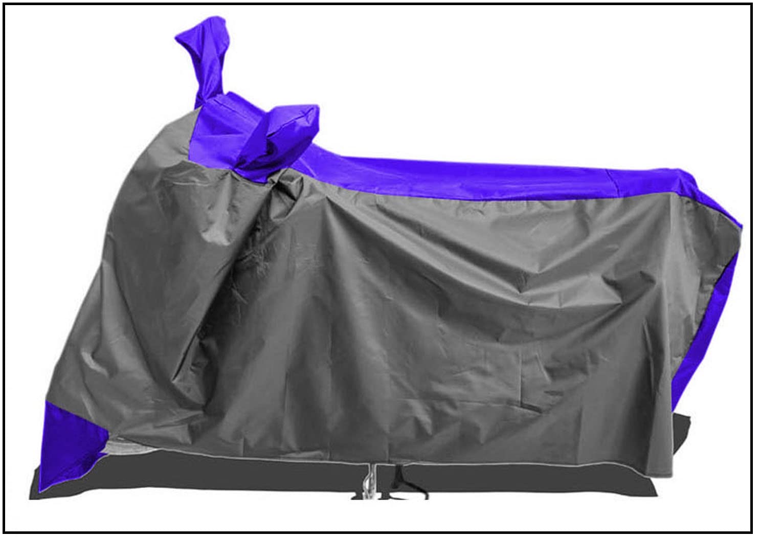 Willton™ - Honda CBR 600 RR Bike Cover with Water Resistant and Dust Proof Premium Polyester Fabric (Blue Stripe)