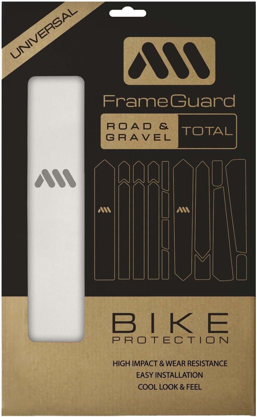 All Mountain Style AMS High Impact Frame Guard Gravel/Road - Protects your bike from scratches and dings