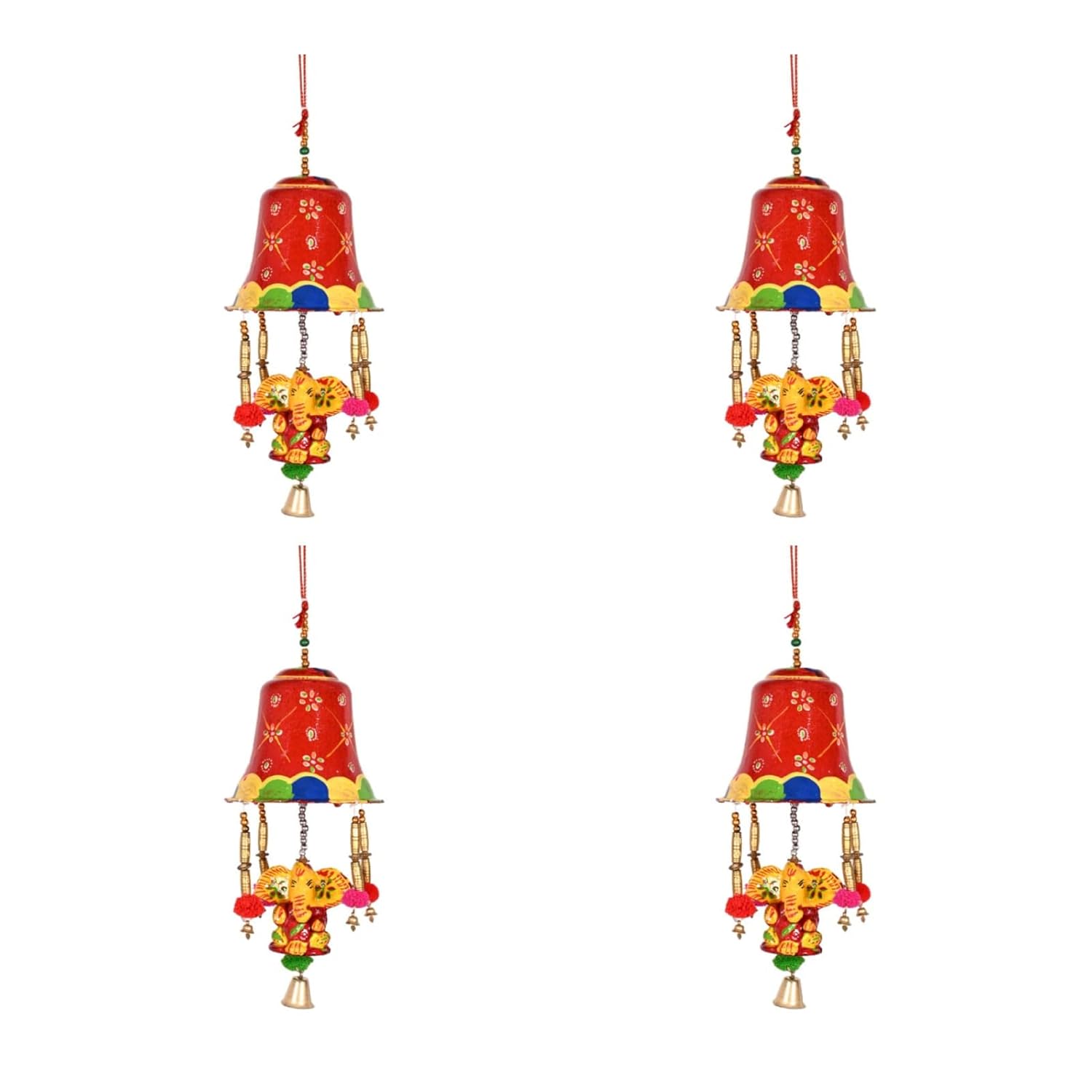 Handmade Craft Ghnesh Ghanti Home Decor Wall Decor ,Door Hanging and