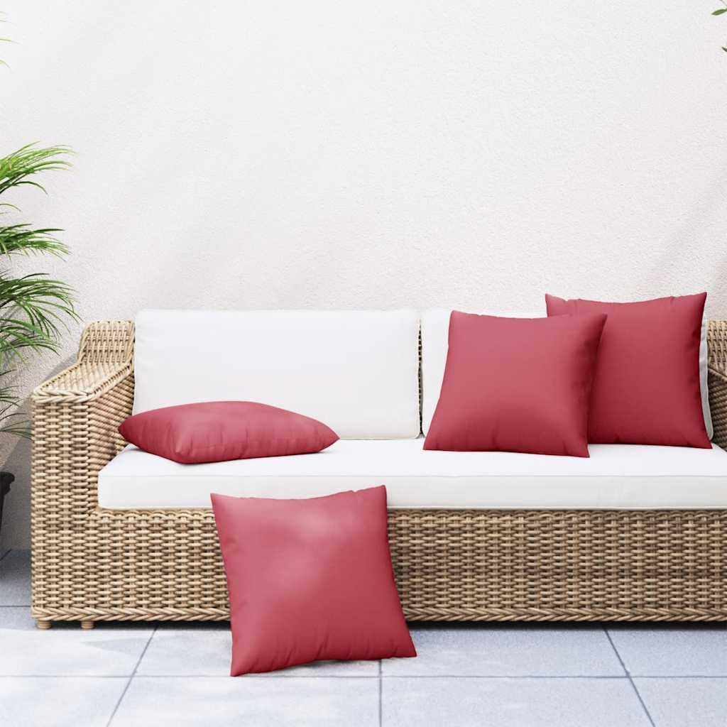 Coussin de canapé en tissu polyester durable lot de 4 coussins d'assise premium