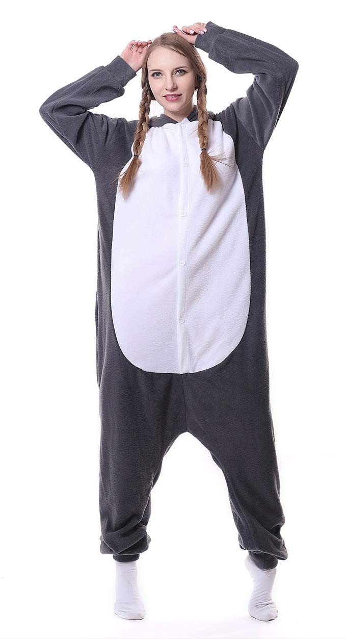 Pigiama a tuta con cappuccio, per Halloween e cosplay, unisex