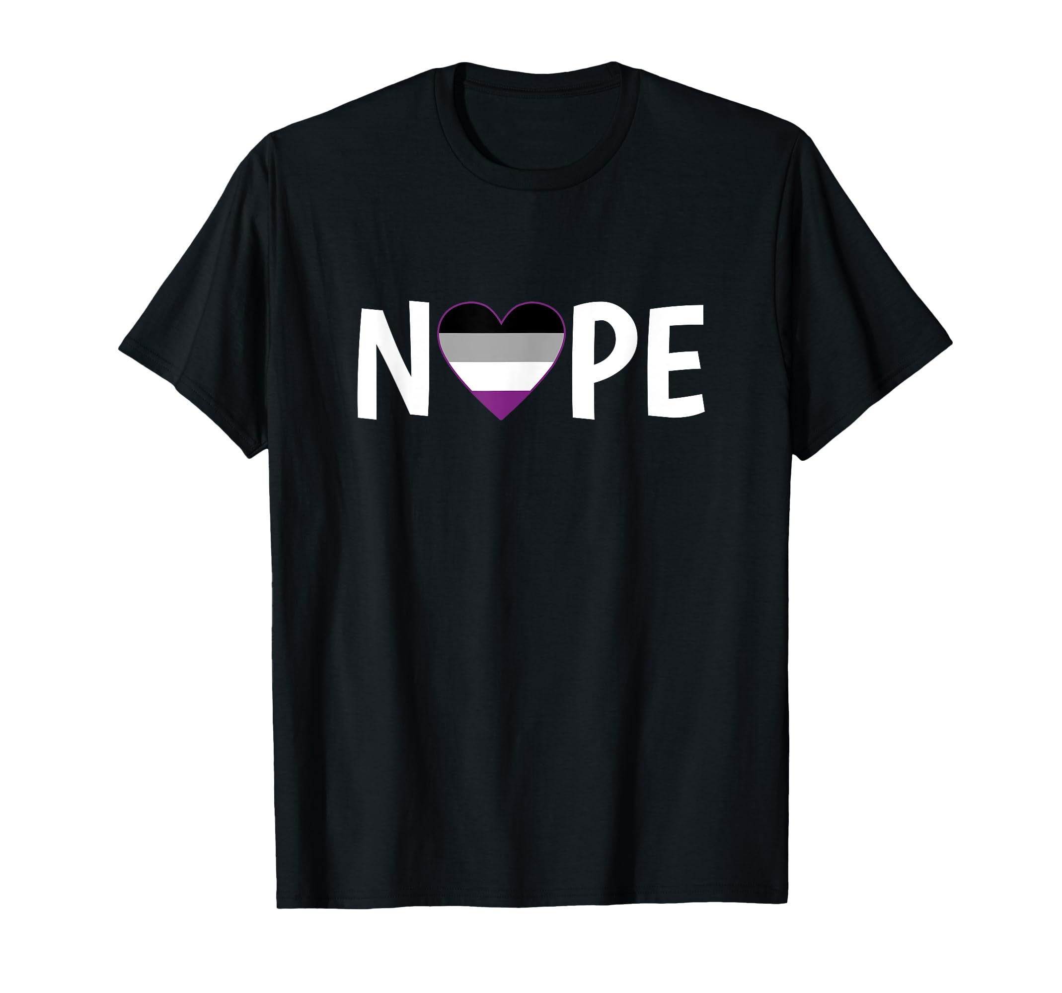 Asexual Nope Ace Asexuality LGBTIA T-Shirt