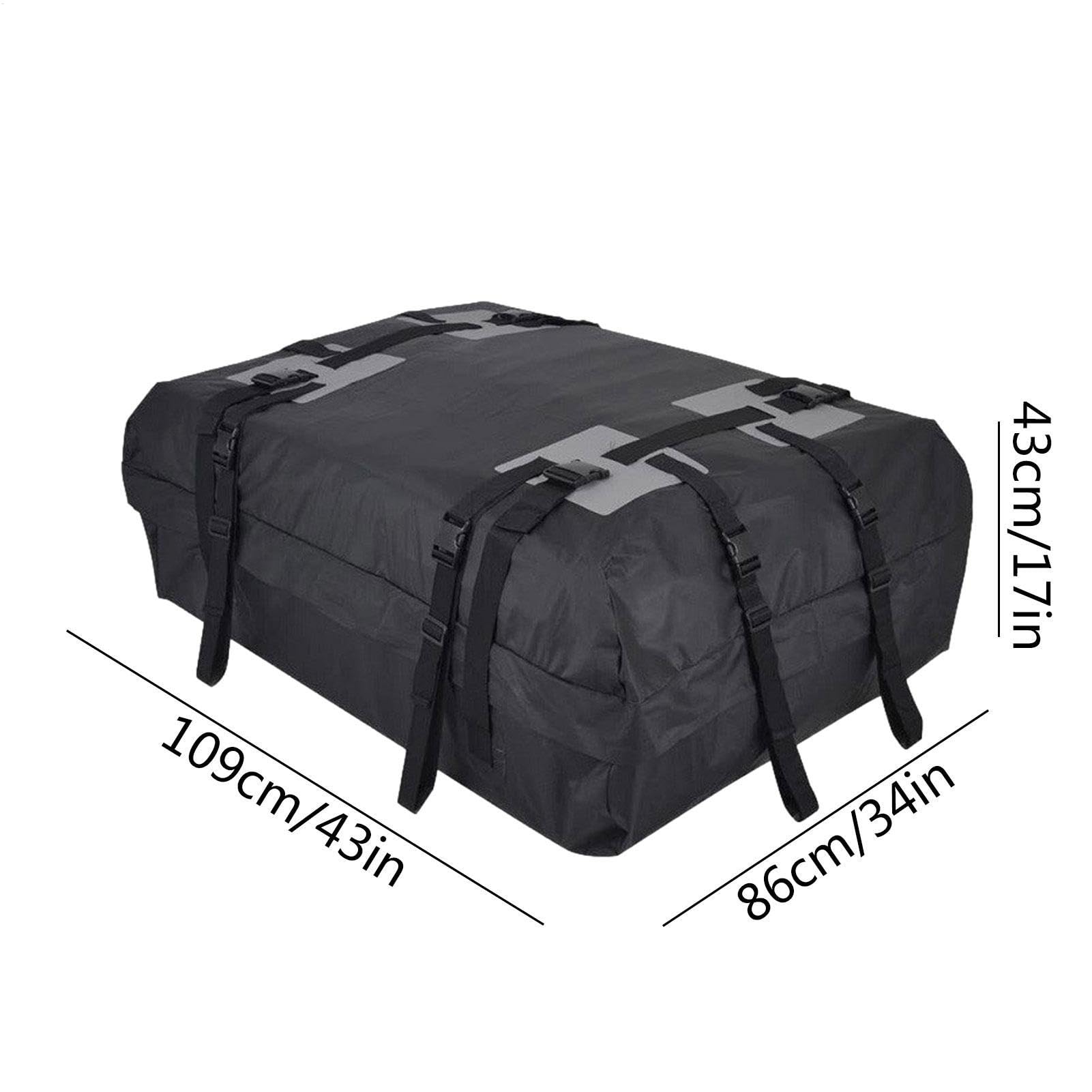 Dachtransporter - Dachgepäckträger 15 Kubikfuß Dachgepäckträger | wasserdichter Softdach Gepäcktasche | Einfache Installation Carrier | Dachtasche für Auto pi