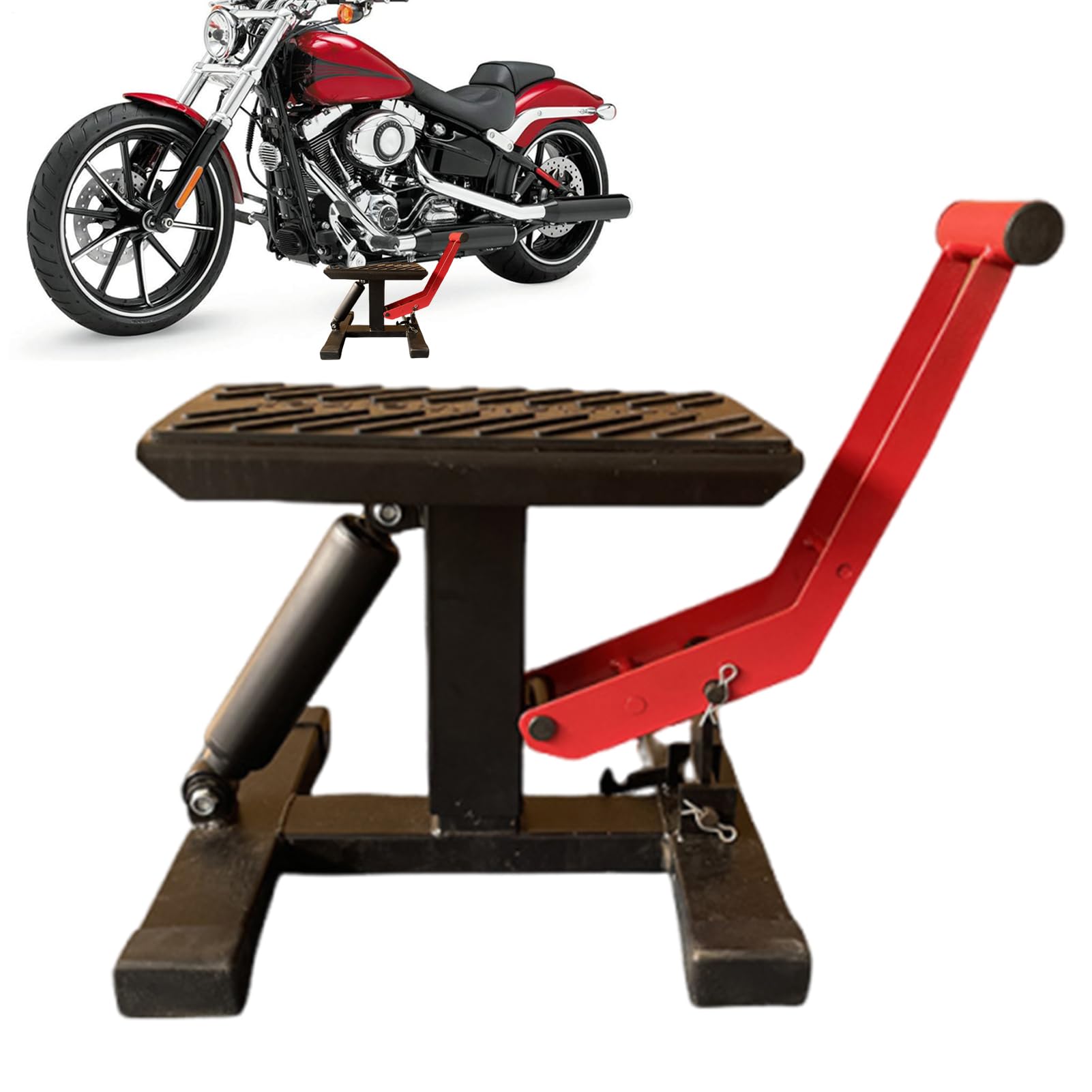 Podnośnik Motocyklowy Stół Dźwigowy Z Regulowaną Wysokością | Solidny Stół Hydrauliczny Do Naprawy I Konserwacji Motocykli W Warsztacie