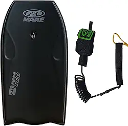 Kit Prancha Bodyboard Semi Profissional Maré Pro 39' e Fundo Rigido com Leash Maré