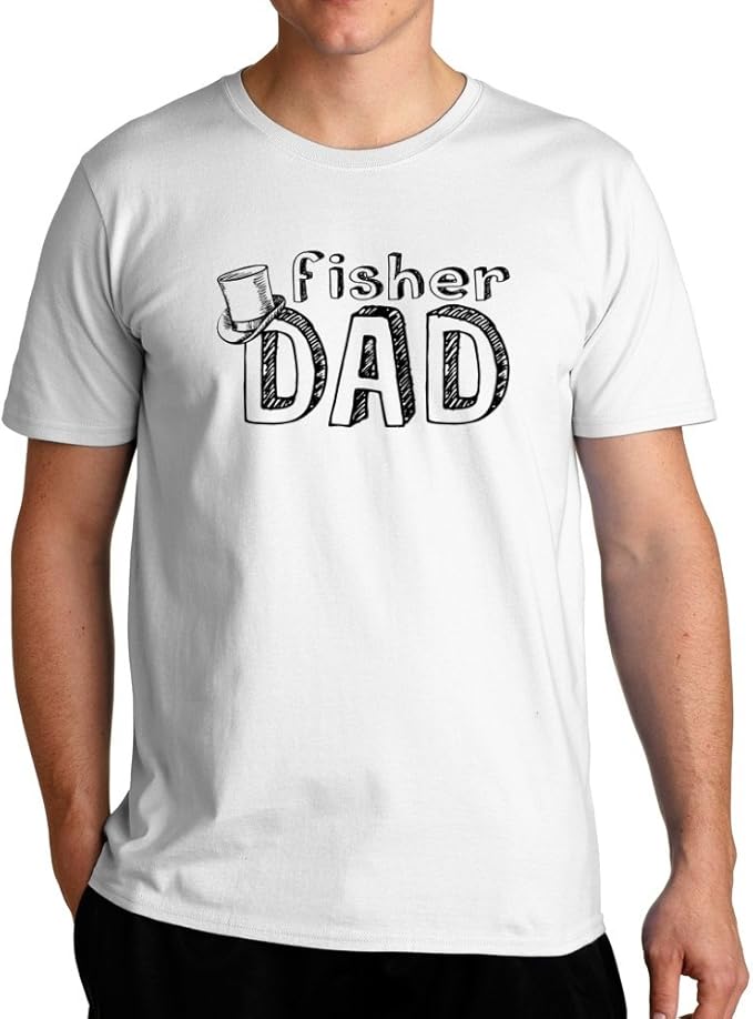 Eddany Fisher Dad T Shirt Amazon co uk Fashion