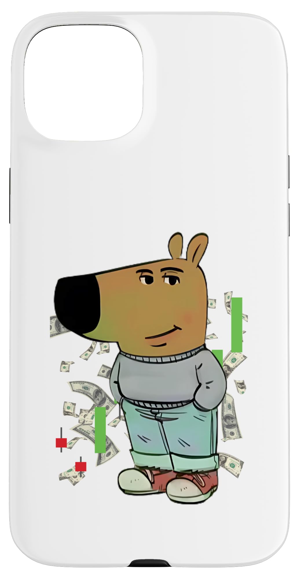 Amazon.com: iPhone 15 Plus Funny Gen Alpha Chill Guy Meme Dog Crypto  Internet Trading Case : Cell Phones & Accessories