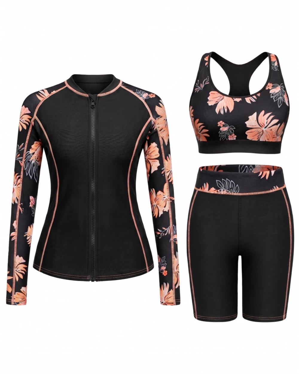 Daci 3-Piece Rash Guard Set