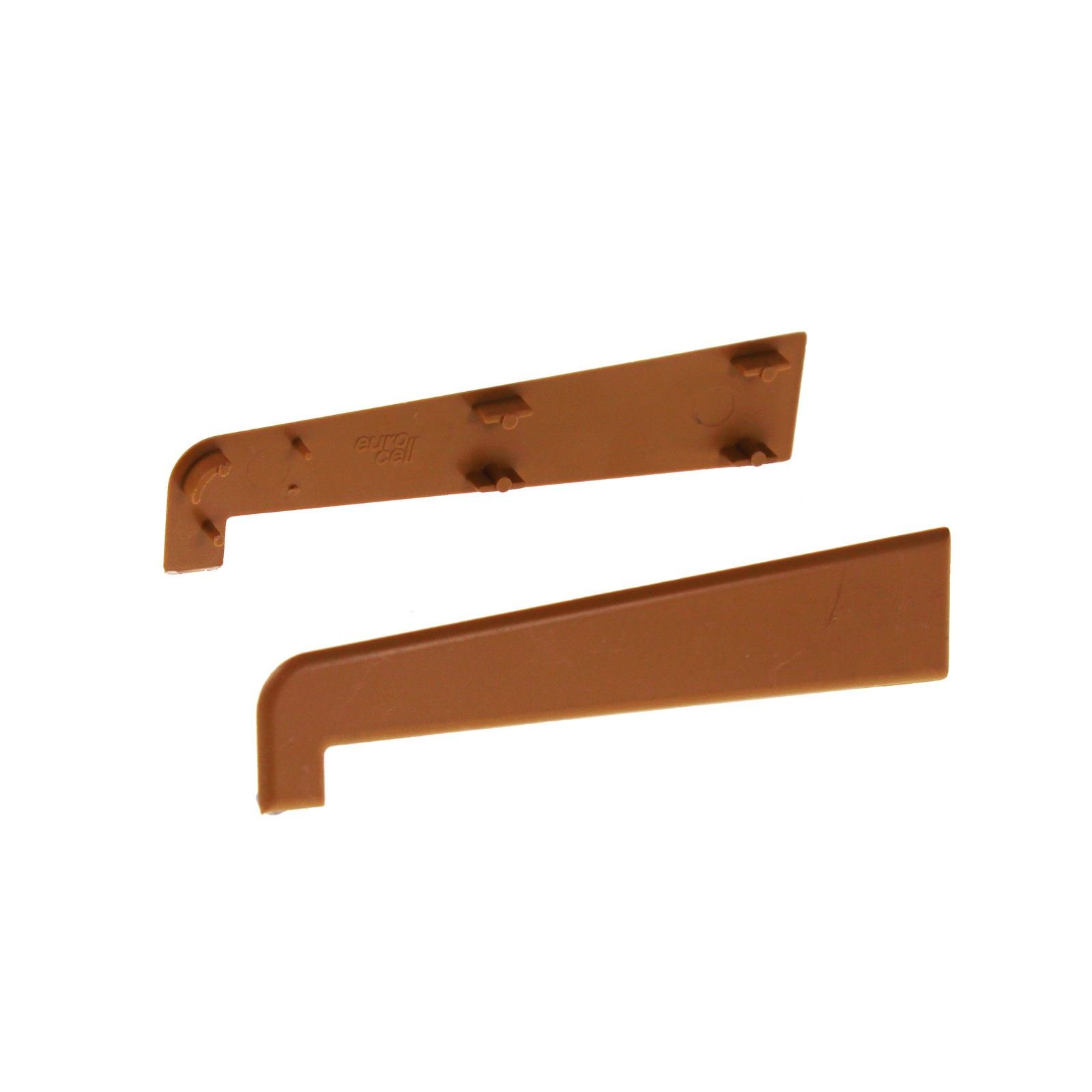 Eurocell 180mm uPVC Window Sill End Caps (5 Pairs) - Golden Oak
