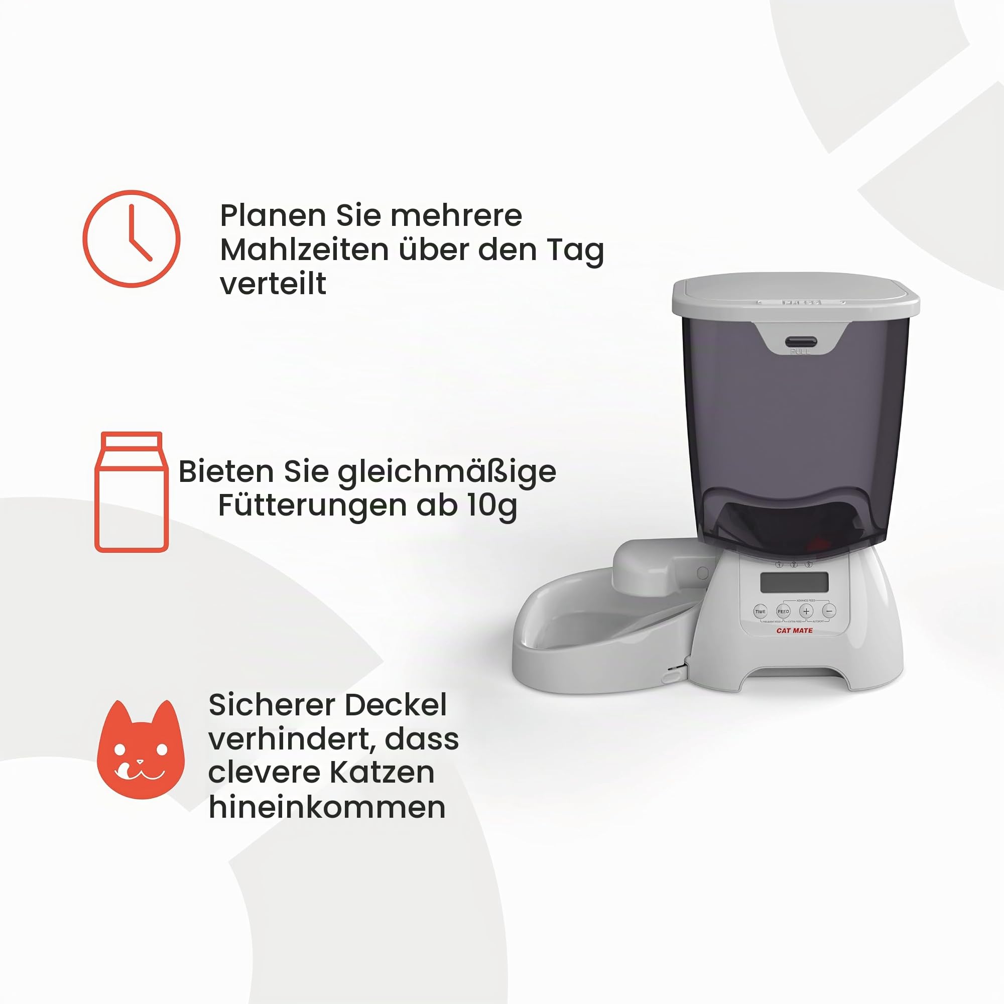 Cat Mate Automat für Trockenfutter L: 21.1 cm B: 21.1 cm H: 36.8 cm 3 kg 905 g