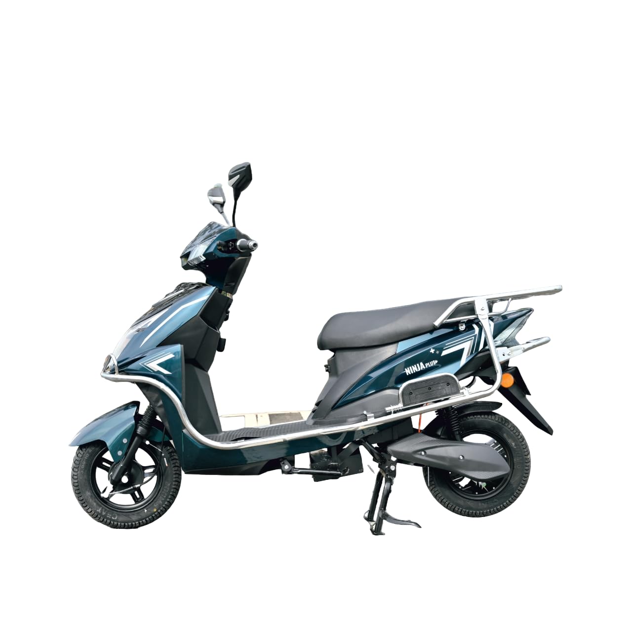 Electric Bike with Anti Theft Alarm & Burgler Security | Heavy-Duty E-scooty with USB Charging Point & Reverse Gear Feature (NKSL001_ Peacock Blue)-image-28