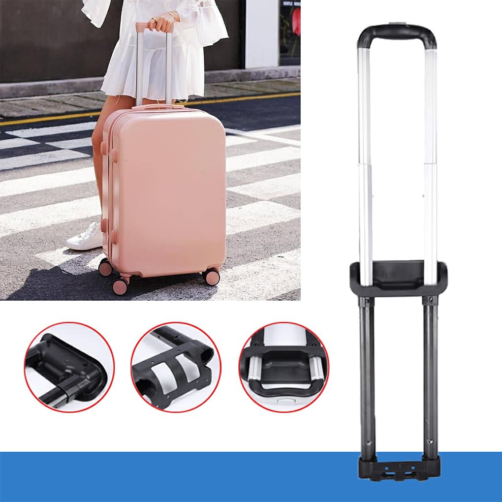 Varilla de tracción Ajustable de Resistencia para Maleta de Viaje, asa telescópica para Equipaje, Accesorios para Bolsa, Carrito con asa para Maleta, Negro, Tipo 1