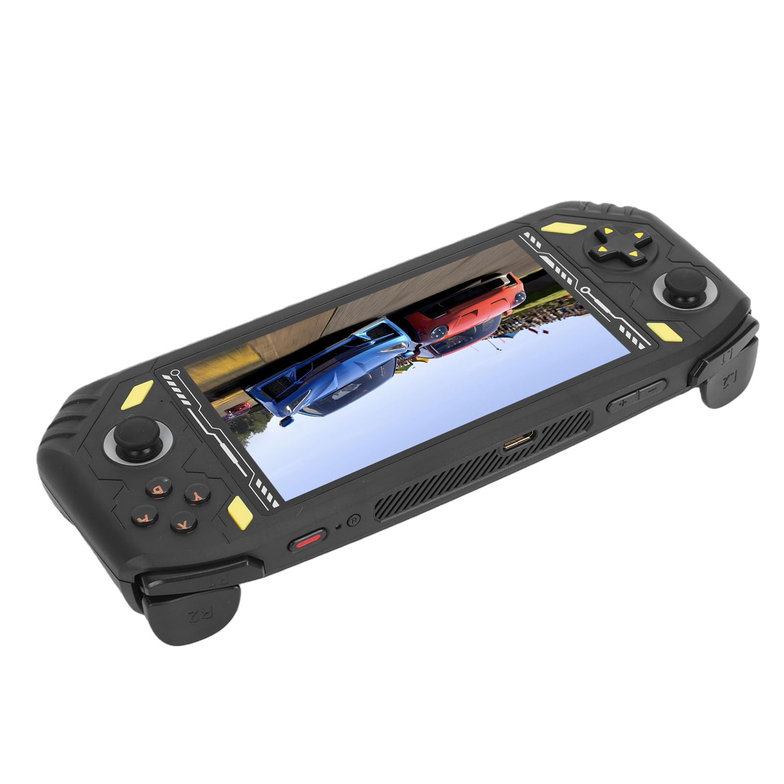 Generic Console di Gioco Portatile Chip Quad Core Ultra Potente per gli Appassionati di Giochi Lettore di Gioco Portatile per Divertirsi in Qualsiasi Momento con Schermo da 5,5" (BLACK)