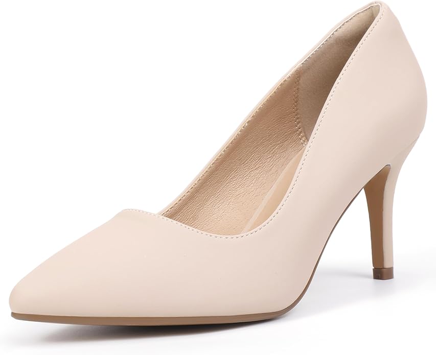 High Heels Pumps Closed (White)
