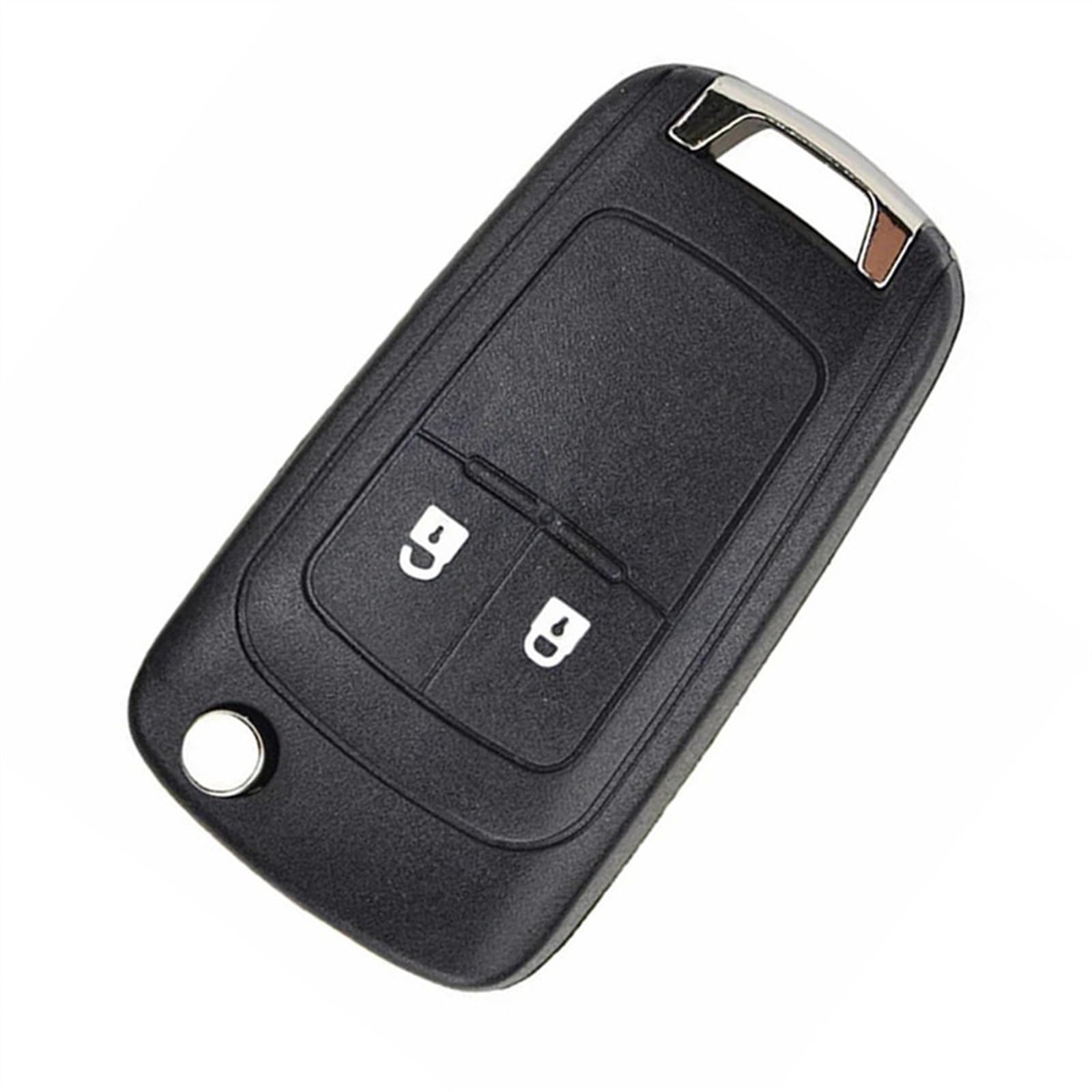 Clé à rabat pour Opel Insignia boîtier noir de remplacement 2 boutons