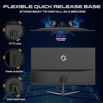 GAMEON GOES22FHD120IPS 22 FHD, 120Hz, MPRT 0.5ms, HDMI 2.1, PS5 Supported, Fast IPS Black Player Monitor