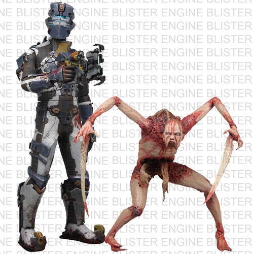 NECA DEAD SPACE 2 ISAAC CLARKE 2体セット NECA Dead Space 2 Issac Clarke & Necromorph Slasher:Set of 2