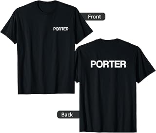 Pannier Rack Chest / Back Print Porter T-Shirt