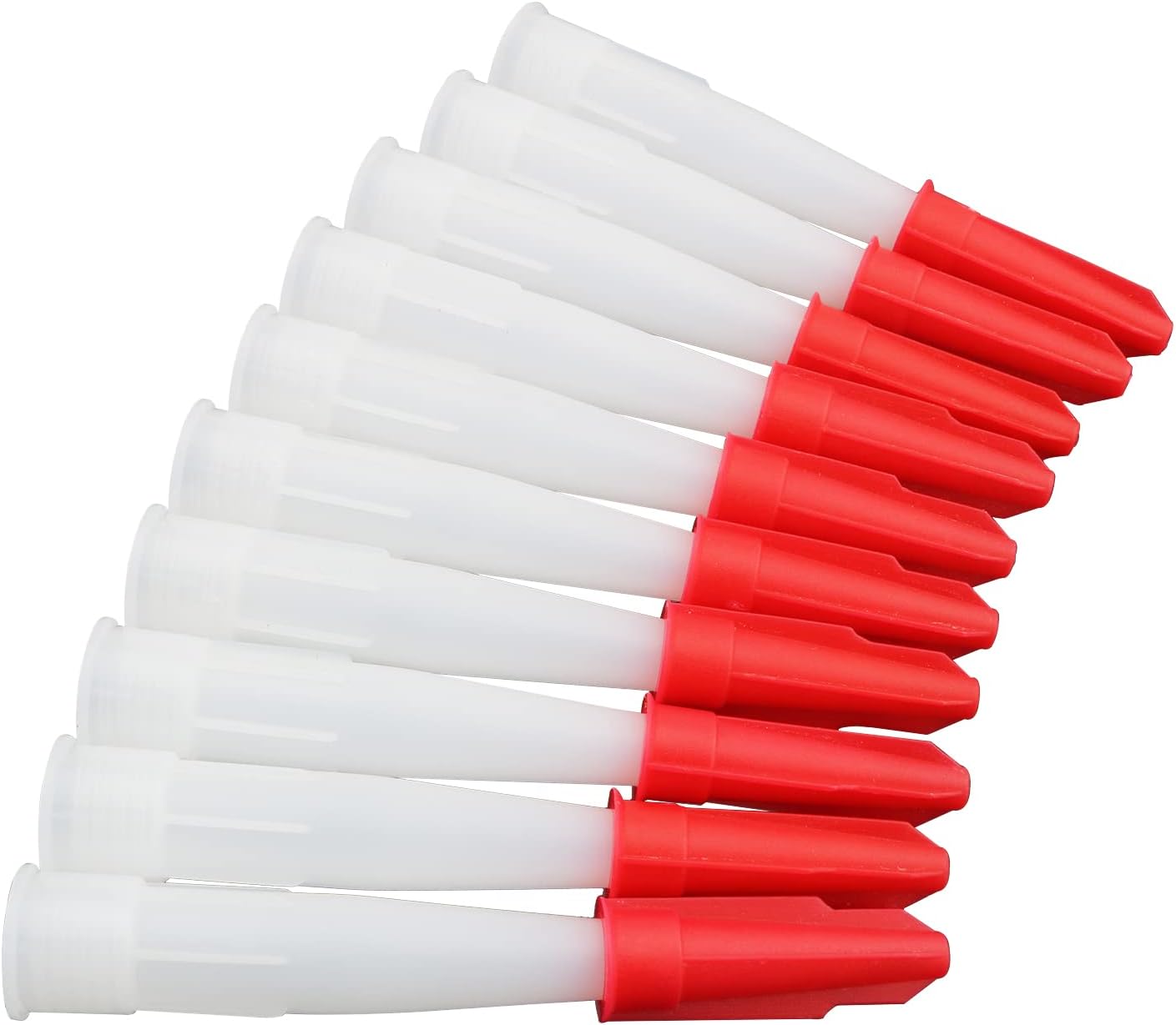 Caulk Nozzle FMHXG 10PCS Plastic Caulking Gun extender Caulk Nozzle Tip