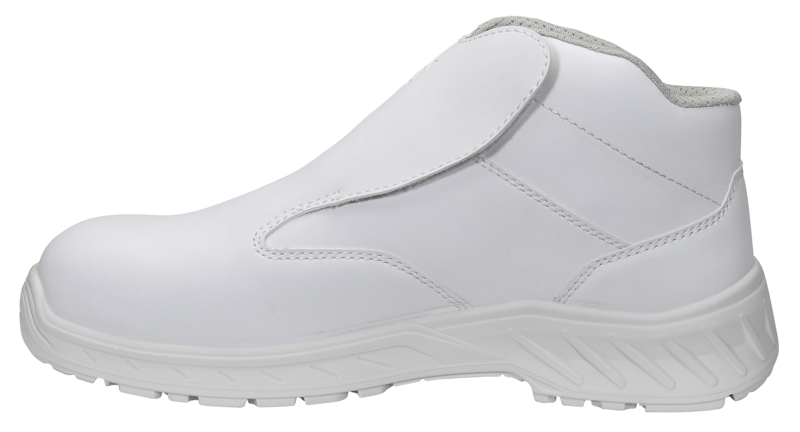 ELTEN jo_CLEAN Slipper white Mid ESD S3S | Sicherheitsschuhe für Damen & Herren, Kunststoffkappe, leicht, atmungsaktiv