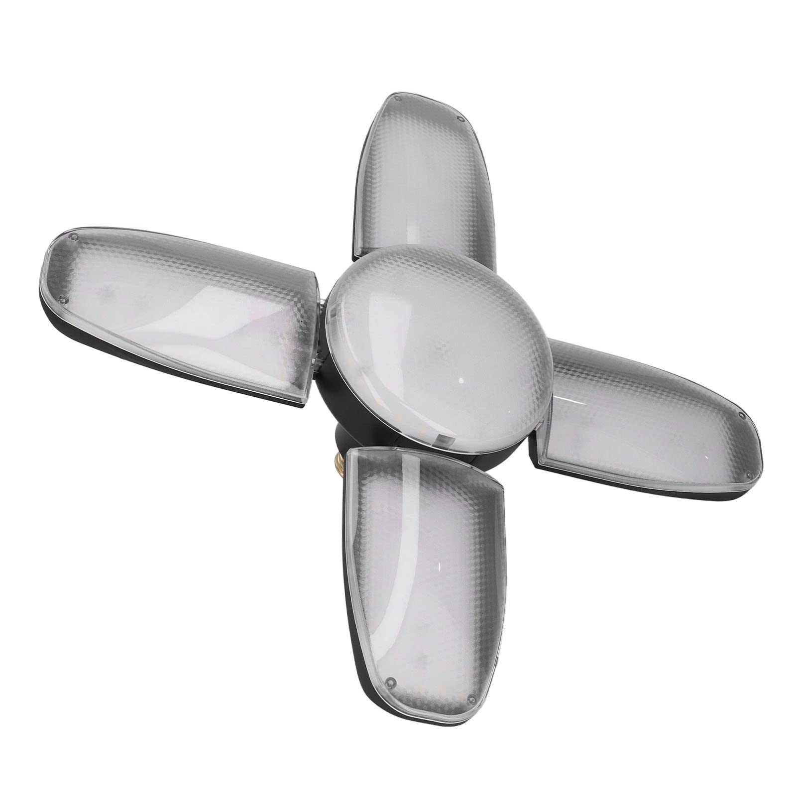 Hyuduo Garażowa LED, 120W 13600LM Składany Sufitowy z 4 Regulowanymi