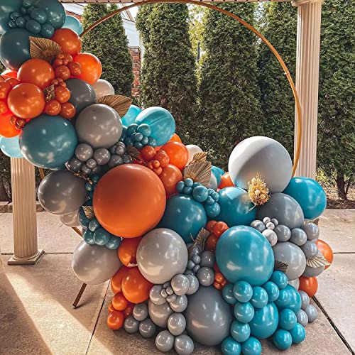 Burnt Orange Balloons Happy Birthday Decoration 53Pcs 5Inch/12Inch/18Inch Assorted Sizes Tropical Jungle Safari Balloons Thanksgiving Party Decor #TOP5
