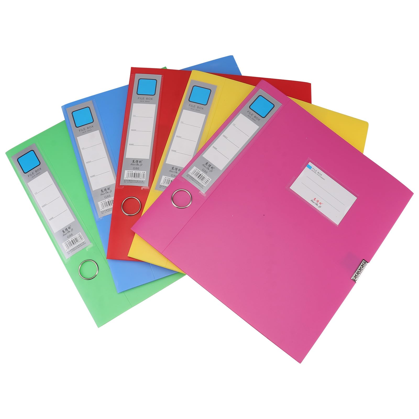 Rangement de fichiers contre le désordre : boîtes à documents pliables en PP