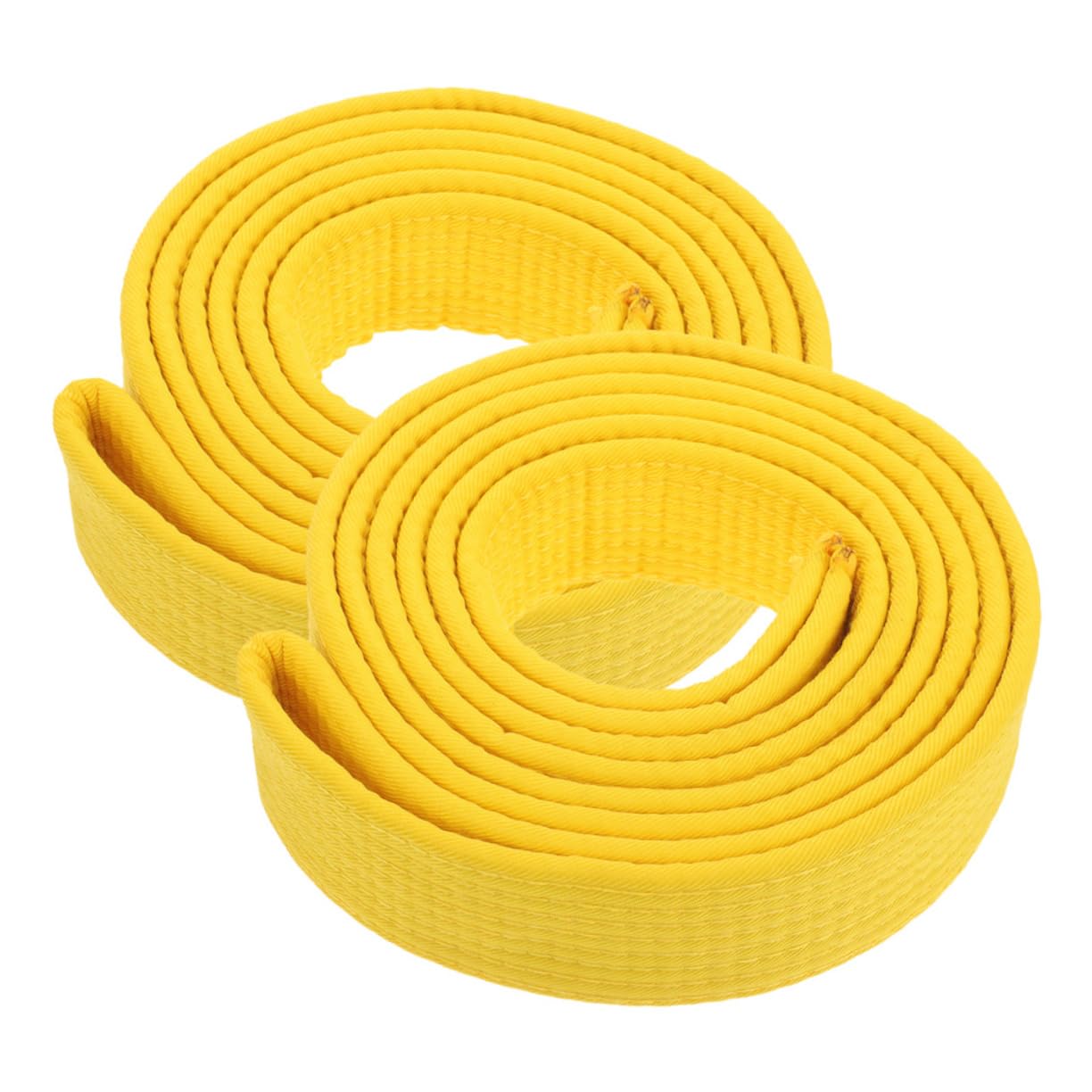 NULYLU 2pcs Black Karate Belt Taekwondo Martial Art Waistband for Boys and Girls Adults Cotton Training Belt