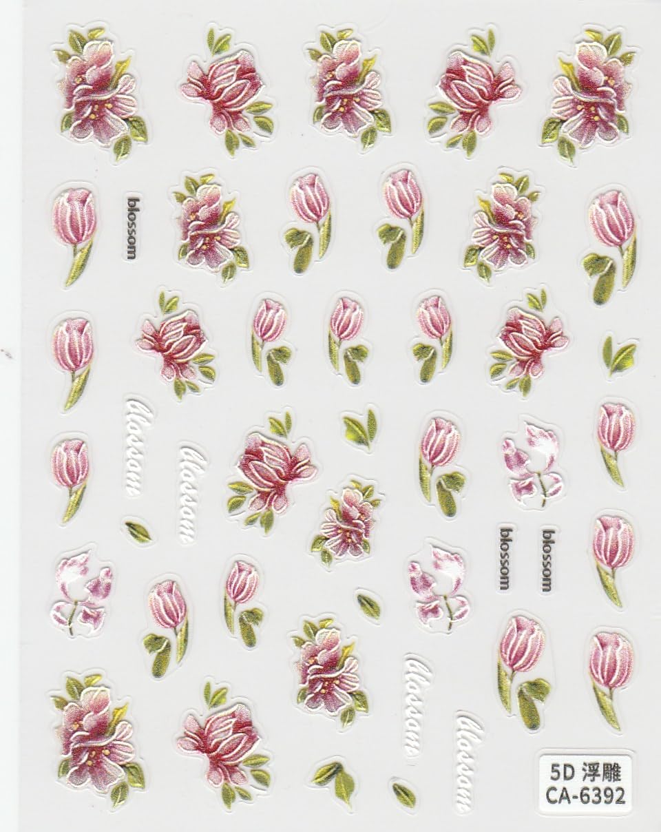 Nail It! 5D Self-Adhesive Nail Art Stickers - Blossom 6392-picture-27