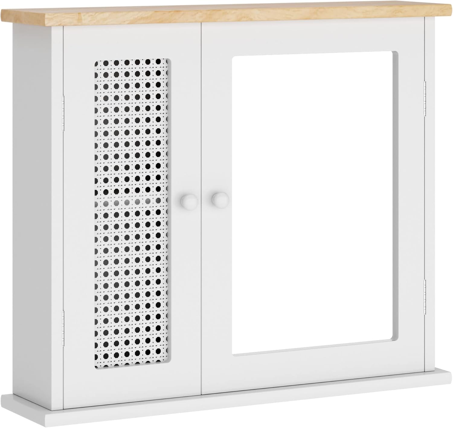 soges Bathroom Wall with Mirror Wall Mounted Storage Organizers