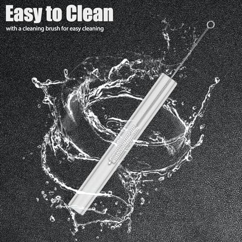 Image of 3 Inches Transparent Borosilicate Glass Tubes, 12 Pcs 10mm Diameter 1.5mm Thickness Glass Tubing with 1 Cleaning Brush for DIY Making Glass Crafts