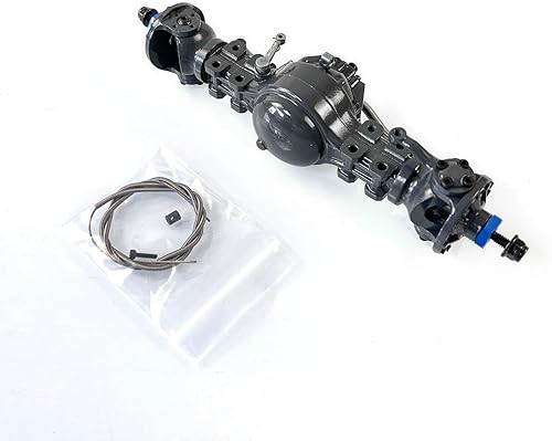 Miniatura 4 de Eje delantero metálico de bloqueo diferencial JDM para 1/14 Rc Dump Tractor Camión Modelo