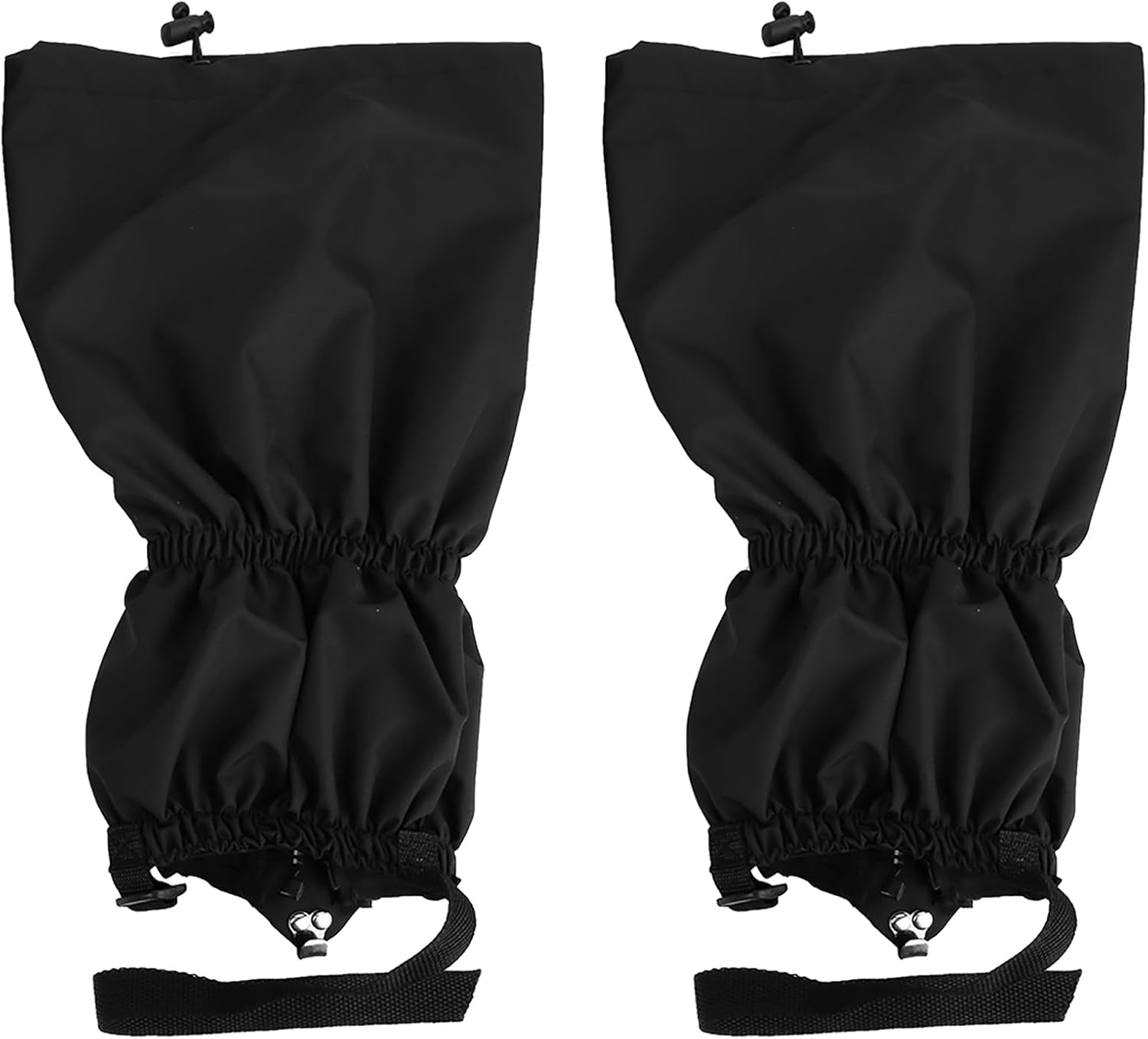 Windproof Leg Gaiters for Camping Snow, Mountaineering, Tear , 1 Pair, Black, 16.3 x 8.5 x 1.2 Inches