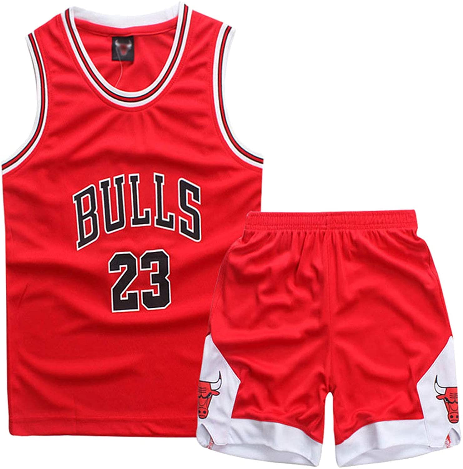 DaceStar Completo Basket Bambino, Maglia Basket Bambino, Completino Basket Bambini, Completo Basket Ragazzo, Canotta Basket + Pantaloncini Basket 4-14 Anni