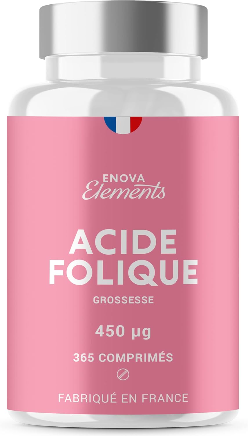 ACIDE FOLIQUE (Vitamine B9) 365 comprimés 450 µg 1 an d