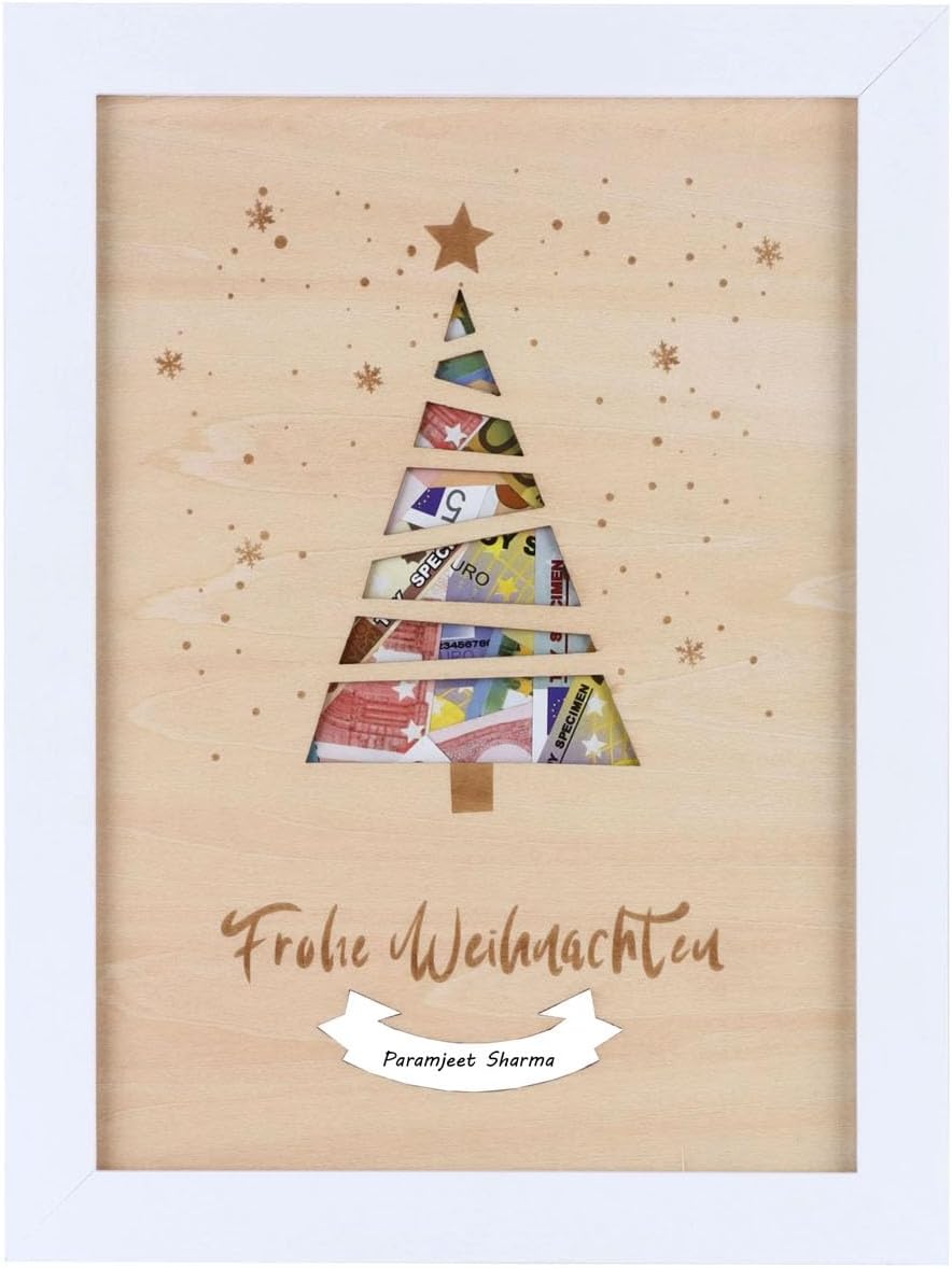 Amazon.de Geldgeschenk Weihnachten Geschenkverpackung Weihnachtsgeld Geschenkschachtel für