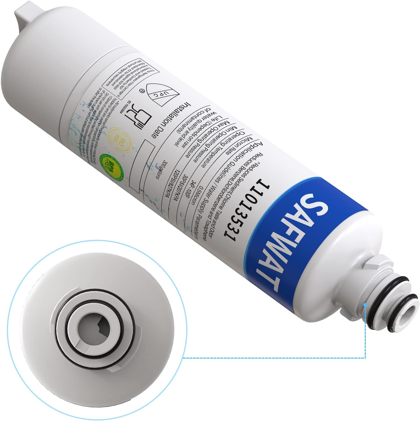 KWF 2000 IntensiveClear 2.0 Water Filter Compatible with Miele MasterCool KWF2000 11480330 (3 Pack)