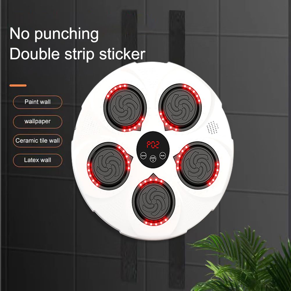 Music Boxing Machine, Musica elettronica Boxing Machine, Musica elettronica da parete Attrezzatura per l'allenamento, Divertimento elettronico intelligente Bluetooth montato a parete Boxing Tr